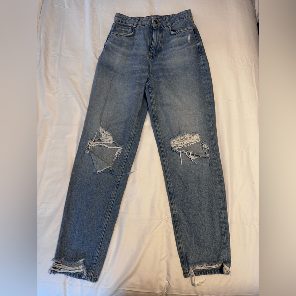Zara Light Blue Denim Jeans